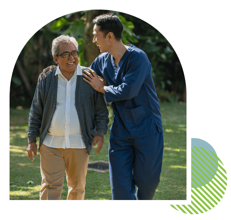 Caregiver providing live-in home care support to a senior woman in Putnam County, FL